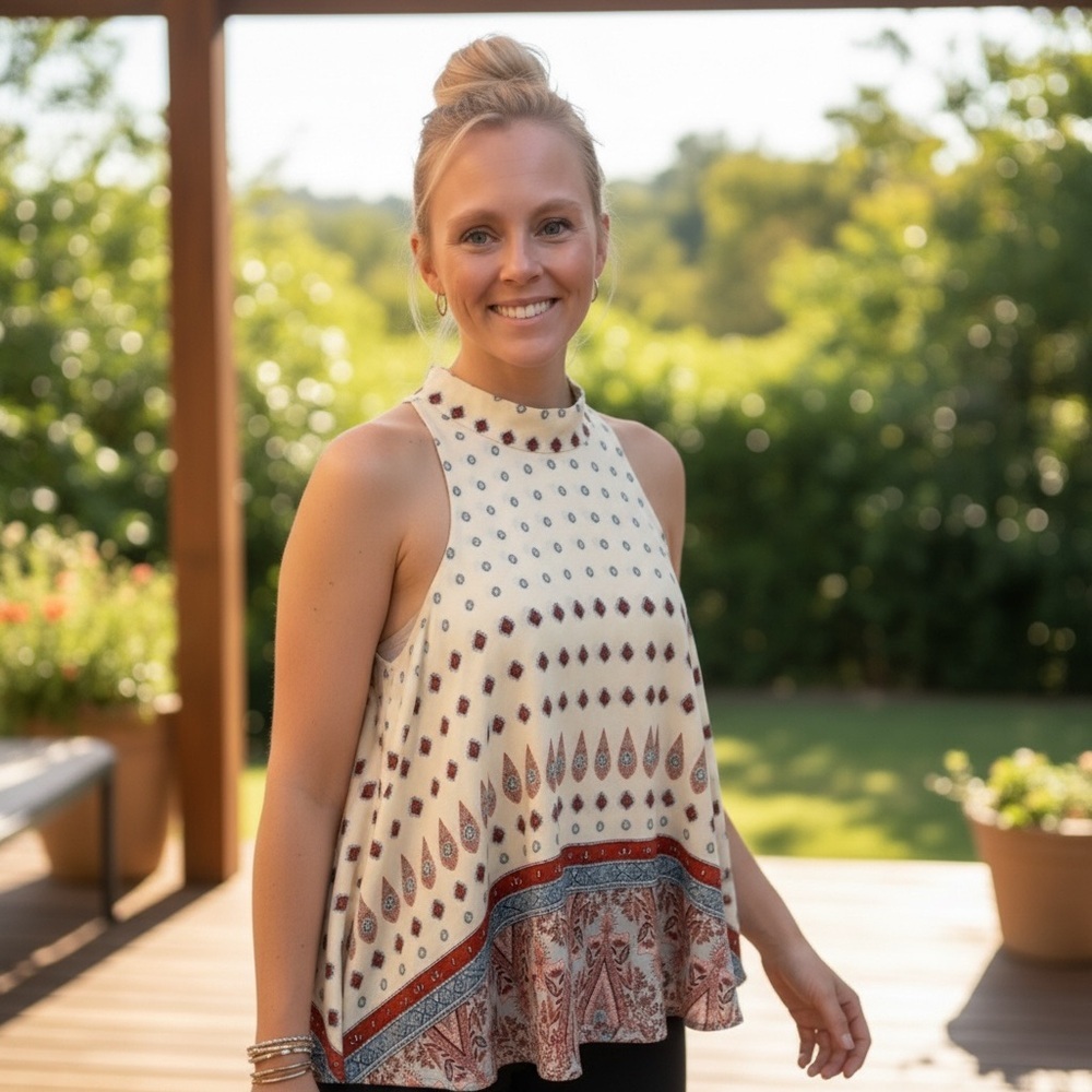 Show Me Your Mumu halter top flowy size XS